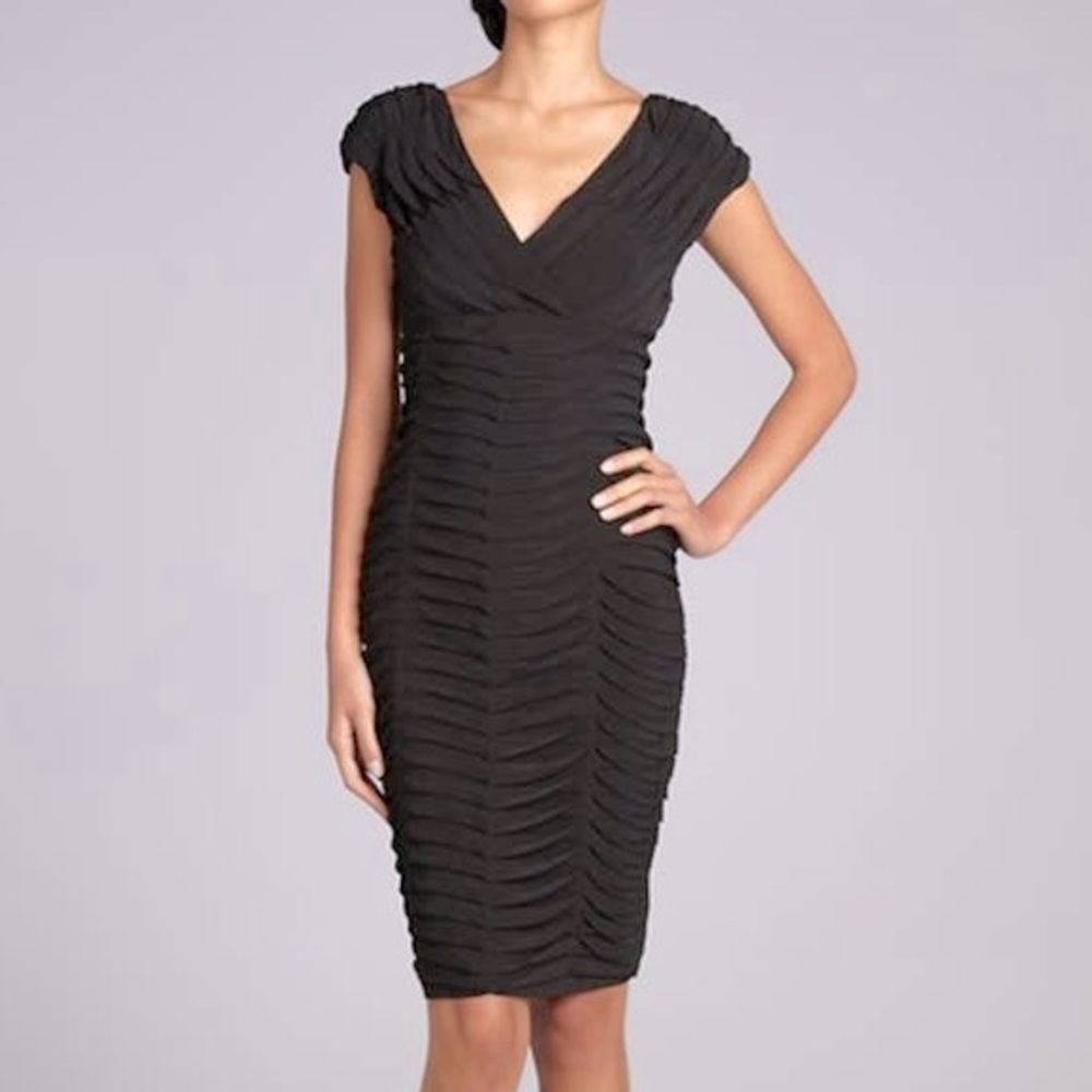 Adrianna Papell Black Dress Size 4